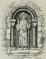 An illustration from An introduction to the study of Gothic architecture (1881)