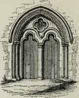An illustration from An introduction to the study of Gothic architecture (1881)