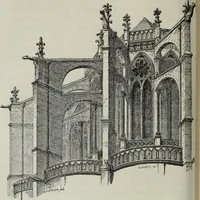 An illustration from An introduction to the study of Gothic architecture (1881)