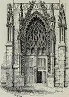 An illustration from An introduction to the study of Gothic architecture (1881)