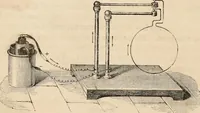 An illustration from Introductory course of natural philosophy for the use of schools and academies. Ed. from Ganot's popular physics. By William G. Peck (1869)