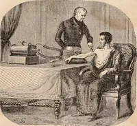 An illustration from Introductory course of natural philosophy for the use of schools and academies. Ed. from Ganot's popular physics. By William G. Peck (1869)
