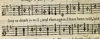An illustration from An introduction to the skill of musick : in two books .. (1671)