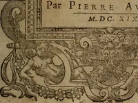 An illustration from Inventaire general de l'histoire de France. : depuis Pharamond iusques à Lovys XIII. à present regnant. Illustré par la conference de l'Eglise & de l'Empire. (1619)