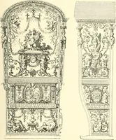 An illustration from Inventaire général du mobilier de la couronne sous Louis xiv (1663-1715) publié pour la première fois sous les auspices de la Société d'encouragement pour la propagation des livres d'art (1892)