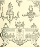 An illustration from Inventaire général du mobilier de la couronne sous Louis xiv (1663-1715) publié pour la première fois sous les auspices de la Société d'encouragement pour la propagation des livres d'art (1892)