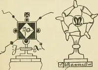 An illustration from The invention of printing : a collection of facts and opinions descriptive of early prints and playing cards, the block-books of the fifteenth century, the legend of Lourens Janszoon Coster, of Haarlem, and the work of John Gutenberg and his associates (1878)