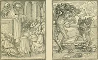 An illustration from The invention of printing : a collection of facts and opinions descriptive of early prints and playing cards, the block-books of the fifteenth century, the legend of Lourens Janszoon Coster, of Haarlem, and the work of John Gutenberg and his associates (1878)