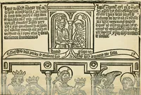 An illustration from The invention of printing : a collection of facts and opinions descriptive of early prints and playing cards, the block-books of the fifteenth century, the legend of Lourens Janszoon Coster, of Haarlem, and the work of John Gutenberg and his associates (1878)