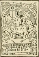 An illustration from The invention of printing : a collection of facts and opinions descriptive of early prints and playing cards, the block-books of the fifteenth century, the legend of Lourens Janszoon Coster, of Haarlem, and the work of John Gutenberg and his associates (1878)