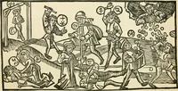 An illustration from The invention of printing : a collection of facts and opinions descriptive of early prints and playing cards, the block-books of the fifteenth century, the legend of Lourens Janszoon Coster, of Haarlem, and the work of John Gutenberg and his associates (1878)