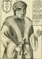 An illustration from The invention of printing : a collection of facts and opinions descriptive of early prints and playing cards, the block-books of the fifteenth century, the legend of Lourens Janszoon Coster, of Haarlem, and the work of John Gutenberg and his associates (1878)
