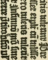 An illustration from The invention of printing : a collection of facts and opinions descriptive of early prints and playing cards, the block-books of the fifteenth century, the legend of Lourens Janszoon Coster, of Haarlem, and the work of John Gutenberg and his associates (1878)