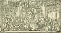 An illustration from The invention of printing : a collection of facts and opinions descriptive of early prints and playing cards, the block-books of the fifteenth century, the legend of Lourens Janszoon Coster, of Haarlem, and the work of John Gutenberg and his associates (1878)