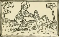 An illustration from The invention of printing : a collection of facts and opinions descriptive of early prints and playing cards, the block-books of the fifteenth century, the legend of Lourens Janszoon Coster, of Haarlem, and the work of John Gutenberg and his associates (1878)