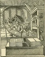 An illustration from The invention of printing : a collection of facts and opinions descriptive of early prints and playing cards, the block-books of the fifteenth century, the legend of Lourens Janszoon Coster, of Haarlem, and the work of John Gutenberg and his associates (1878)