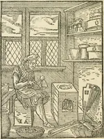 An illustration from The invention of printing : a collection of facts and opinions descriptive of early prints and playing cards, the block-books of the fifteenth century, the legend of Lourens Janszoon Coster, of Haarlem, and the work of John Gutenberg and his associates (1878)