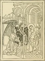 An illustration from The invention of printing : a collection of facts and opinions descriptive of early prints and playing cards, the block-books of the fifteenth century, the legend of Lourens Janszoon Coster, of Haarlem, and the work of John Gutenberg and his associates (1878)