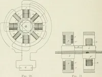 An illustration from The inventions : researches and writing of Nikola Tesla, with special reference to his work in polyphase currents and high potential lighting (1894)