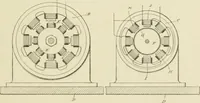 An illustration from The inventions : researches and writing of Nikola Tesla, with special reference to his work in polyphase currents and high potential lighting (1894)