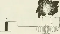 An illustration from The inventions : researches and writing of Nikola Tesla, with special reference to his work in polyphase currents and high potential lighting (1894)