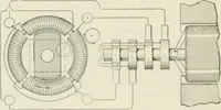 An illustration from The inventions : researches and writing of Nikola Tesla, with special reference to his work in polyphase currents and high potential lighting (1894)