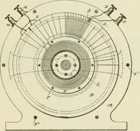 An illustration from The inventions : researches and writing of Nikola Tesla, with special reference to his work in polyphase currents and high potential lighting (1894)