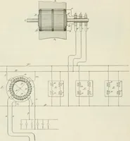 An illustration from The inventions : researches and writing of Nikola Tesla, with special reference to his work in polyphase currents and high potential lighting (1894)