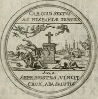 Picture 5 of 9 from Invictissimo, gloriosissimo, potentissimoque, Romanorum Imperatori Carolo Sexto et Regi Hispaniae III. Duci Brabantiae IV. 11. Octobris 1717. Inaugurato Bruxellis. Applausus chronographicus (1717), leaf 10