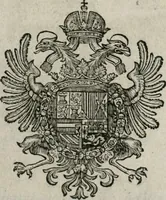 An illustration from Invictissimo, gloriosissimo, potentissimoque, Romanorum Imperatori Carolo Sexto et Regi Hispaniae III. Duci Brabantiae IV. 11. Octobris 1717. Inaugurato Bruxellis. Applausus chronographicus (1717)