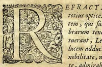 An illustration from Ioan. Baptistae Portae neap. De refractione optices parte, libri nouem (1593)