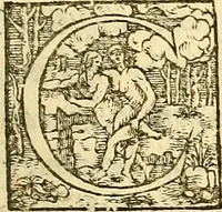An illustration from Ioannis Argenterii medici De somno et vigilia libri duo : in quibus continentur duae tractationes de calido nativo, et de spiritibus : omnia non solum medicis, sed etiam universis bonarum artium studiosis utilia, & jucunda, atque aliter explicata, quam hactenus fuerint ab aliis tradita (1556)