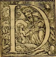 An illustration from Ioannis Calvini Opuscula omnia in unum volumen collecta : Quibus accessit libellus nuc primùm editus, De aeterna Dei praedestinatione, adversus Albertù Pighium Campensem, & Georgium Siculum. Locorum sacrae Scripturae in his opusculis obiter interpretatoru index (1552)