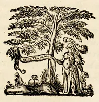 An illustration from Ioannis de Laet Antwerpiani Responsio ad dissertationem secundam Hugonis Grotii, De origine gentium Americanarum. : Cum indice ad utrumque libellum (1644)