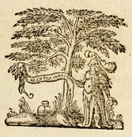 An illustration from Ioannis de Laet Antwerpiani Responsio ad dissertationem secundam Hugonis Grotii, De origine gentium Americanarum. : Cum indice ad utrumque libellum (1644)