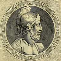 An illustration from Ioannis Fabri Bambergensis ... In imagines illvstrivm ex Fvlvii Vrsini Bibliotheca (1606)