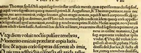An illustration from Ioannis Francisci Pici Mirandulani Principis, Concordiaeque Comitis Hymni heroici tres. ad Sanctissimam Trinitatem, ad Christum, et ad Virginem Mariam, vna cum commentariis luculentiss. ... : Additis sparsim ab ipso auctore pauculis, que in priori impressione deerant. ; Eiusdem Sylua. ; Eiusdem Staurostichon, hoc est carmen de mysterijs crucis in Germaniam delapsis (1511)