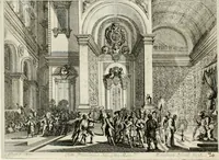 Picture 17 of 91 from Ioannis Guilielmi Baurn Iconographia : complectens In se passionem, miracula, vitam Christi universam : nec non, prospectus rarissimorum portuum, palatiorum, hortorum, historiarum, aliarumq[ue] rerum, quae per Italiam spectatu sunt dignae (1671), leaf 24