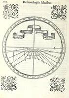 An illustration from Ioannis Padvanii Veronensis Opvs de compositione et vsv multiformium horologiorum solarium pro diuersis mundi regionibus : idq[ue] vbique locorum tam in superficie plana horizontali, quam murali quorsumcumq[ue] exposita sit, pertractans : nvper brevissimis ac facillimis doctrinis ab eo excogitatis luculenter traditum (1570)