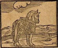 An illustration from Ioannis Pierii Valeriani Bellvnensis Hieroglyphica, sive, De sacris Ægyptiorvm aliarumq gentium literis commentariorum libri LVIII : cum duobus alijs ab eruditissimo viro annexis : accesserunt loco auctarij, Hieroglyphicorum collectanea, ex veteribus & recentioribus auctoribus descripta, & in sex libros digesta : Horapollinis item hieroglyphicorum libri duo, ex postrema Dauidis Hschelij correctione : prætereà eiusdem Pierij declamatiuncula pro barbis sacerdotum, & reliqua opuscula siue poemata omnia (1614)