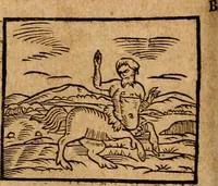 An illustration from Ioannis Pierii Valeriani Bellvnensis Hieroglyphica, sive, De sacris Ægyptiorvm aliarumq gentium literis commentariorum libri LVIII : cum duobus alijs ab eruditissimo viro annexis : accesserunt loco auctarij, Hieroglyphicorum collectanea, ex veteribus & recentioribus auctoribus descripta, & in sex libros digesta : Horapollinis item hieroglyphicorum libri duo, ex postrema Dauidis Hschelij correctione : prætereà eiusdem Pierij declamatiuncula pro barbis sacerdotum, & reliqua opuscula siue poemata omnia (1614)