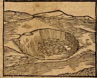 An illustration from Ioannis Pierii Valeriani Bellvnensis Hieroglyphica, sive, De sacris Ægyptiorvm aliarumq gentium literis commentariorum libri LVIII : cum duobus alijs ab eruditissimo viro annexis : accesserunt loco auctarij, Hieroglyphicorum collectanea, ex veteribus & recentioribus auctoribus descripta, & in sex libros digesta : Horapollinis item hieroglyphicorum libri duo, ex postrema Dauidis Hschelij correctione : prætereà eiusdem Pierij declamatiuncula pro barbis sacerdotum, & reliqua opuscula siue poemata omnia (1614)