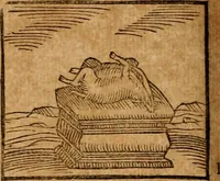 An illustration from Ioannis Pierii Valeriani Bellvnensis Hieroglyphica, sive, De sacris Ægyptiorvm aliarumq gentium literis commentariorum libri LVIII : cum duobus alijs ab eruditissimo viro annexis : accesserunt loco auctarij, Hieroglyphicorum collectanea, ex veteribus & recentioribus auctoribus descripta, & in sex libros digesta : Horapollinis item hieroglyphicorum libri duo, ex postrema Dauidis Hschelij correctione : prætereà eiusdem Pierij declamatiuncula pro barbis sacerdotum, & reliqua opuscula siue poemata omnia (1614)