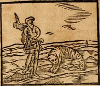 An illustration from Ioannis Pierii Valeriani Bellvnensis Hieroglyphica, sive, De sacris Ægyptiorvm aliarumq gentium literis commentariorum libri LVIII : cum duobus alijs ab eruditissimo viro annexis : accesserunt loco auctarij, Hieroglyphicorum collectanea, ex veteribus & recentioribus auctoribus descripta, & in sex libros digesta : Horapollinis item hieroglyphicorum libri duo, ex postrema Dauidis Hschelij correctione : prætereà eiusdem Pierij declamatiuncula pro barbis sacerdotum, & reliqua opuscula siue poemata omnia (1614)