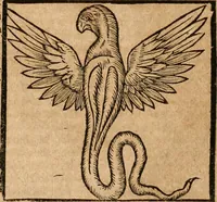 An illustration from Ioannis Pierii Valeriani Bellvnensis Hieroglyphica, sive, De sacris Ægyptiorvm aliarumq gentium literis commentariorum libri LVIII : cum duobus alijs ab eruditissimo viro annexis : accesserunt loco auctarij, Hieroglyphicorum collectanea, ex veteribus & recentioribus auctoribus descripta, & in sex libros digesta : Horapollinis item hieroglyphicorum libri duo, ex postrema Dauidis Hschelij correctione : prætereà eiusdem Pierij declamatiuncula pro barbis sacerdotum, & reliqua opuscula siue poemata omnia (1614)