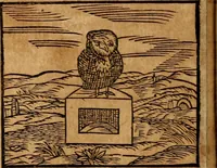 An illustration from Ioannis Pierii Valeriani Bellvnensis Hieroglyphica, sive, De sacris Ægyptiorvm aliarumq gentium literis commentariorum libri LVIII : cum duobus alijs ab eruditissimo viro annexis : accesserunt loco auctarij, Hieroglyphicorum collectanea, ex veteribus & recentioribus auctoribus descripta, & in sex libros digesta : Horapollinis item hieroglyphicorum libri duo, ex postrema Dauidis Hschelij correctione : prætereà eiusdem Pierij declamatiuncula pro barbis sacerdotum, & reliqua opuscula siue poemata omnia (1614)