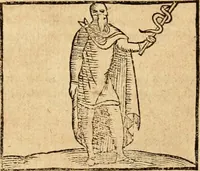 An illustration from Ioannis Pierii Valeriani Bellvnensis Hieroglyphica, sive, De sacris Ægyptiorvm aliarumq gentium literis commentariorum libri LVIII : cum duobus alijs ab eruditissimo viro annexis : accesserunt loco auctarij, Hieroglyphicorum collectanea, ex veteribus & recentioribus auctoribus descripta, & in sex libros digesta : Horapollinis item hieroglyphicorum libri duo, ex postrema Dauidis Hschelij correctione : prætereà eiusdem Pierij declamatiuncula pro barbis sacerdotum, & reliqua opuscula siue poemata omnia (1614)