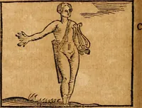 An illustration from Ioannis Pierii Valeriani Bellvnensis Hieroglyphica, sive, De sacris Ægyptiorvm aliarumq gentium literis commentariorum libri LVIII : cum duobus alijs ab eruditissimo viro annexis : accesserunt loco auctarij, Hieroglyphicorum collectanea, ex veteribus & recentioribus auctoribus descripta, & in sex libros digesta : Horapollinis item hieroglyphicorum libri duo, ex postrema Dauidis Hschelij correctione : prætereà eiusdem Pierij declamatiuncula pro barbis sacerdotum, & reliqua opuscula siue poemata omnia (1614)