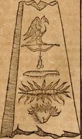 An illustration from Ioannis Pierii Valeriani Bellvnensis Hieroglyphica, sive, De sacris Ægyptiorvm aliarumq gentium literis commentariorum libri LVIII : cum duobus alijs ab eruditissimo viro annexis : accesserunt loco auctarij, Hieroglyphicorum collectanea, ex veteribus & recentioribus auctoribus descripta, & in sex libros digesta : Horapollinis item hieroglyphicorum libri duo, ex postrema Dauidis Hschelij correctione : prætereà eiusdem Pierij declamatiuncula pro barbis sacerdotum, & reliqua opuscula siue poemata omnia (1614)