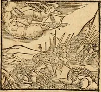 An illustration from Ioannis Pierii Valeriani Bellvnensis Hieroglyphica, sive, De sacris Ægyptiorvm aliarumq gentium literis commentariorum libri LVIII : cum duobus alijs ab eruditissimo viro annexis : accesserunt loco auctarij, Hieroglyphicorum collectanea, ex veteribus & recentioribus auctoribus descripta, & in sex libros digesta : Horapollinis item hieroglyphicorum libri duo, ex postrema Dauidis Hschelij correctione : prætereà eiusdem Pierij declamatiuncula pro barbis sacerdotum, & reliqua opuscula siue poemata omnia (1614)